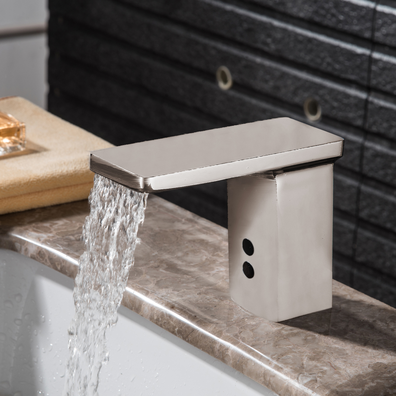 Fontana Commercial Brushed Nickel Automatic Sensor Faucet